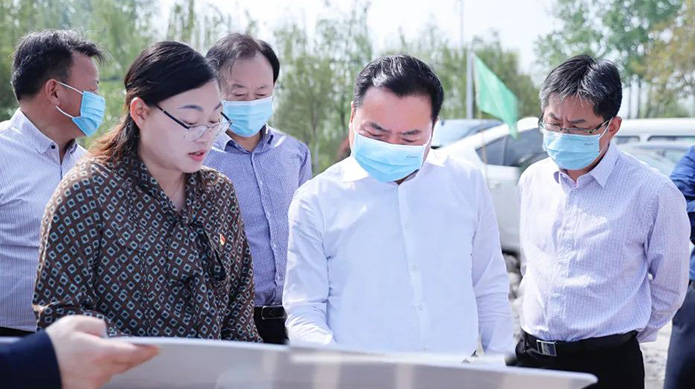 郭超到大有镇康庄村调研指导工作邵礼青等参加